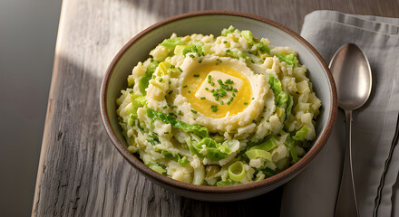 Colcannon Traditional Irish Mashed Potatoes