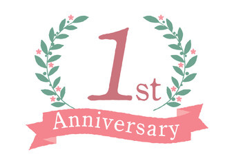 月桂樹のかわいい1周年アイコン