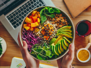 Healthy Vegan Buddha Bowl 