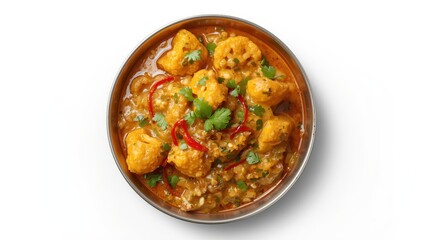 Fototapeta premium Cauliflower and potato curry images
