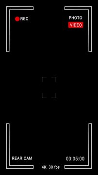 Vertical smartphone screen capture overlay featuring time code and alpha background. Designed for accurate mobile UI timing. Suitable for demo projects.