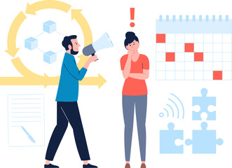 Project planning manager control work agenda schedule