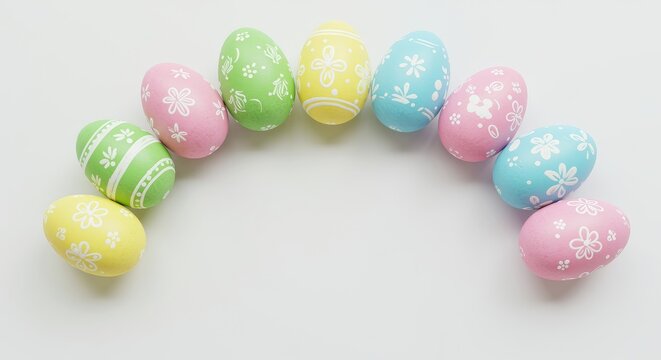 Easter day 2026 pastel colored easter eggs decoration ideas
