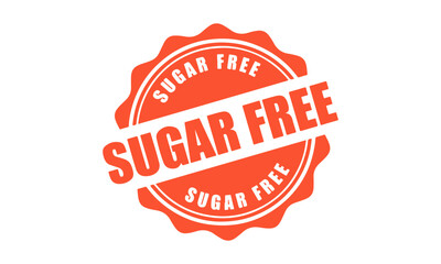 Obraz premium sugar free stamp