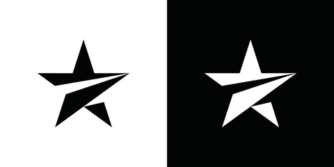 Fototapeta premium simple star logo vector