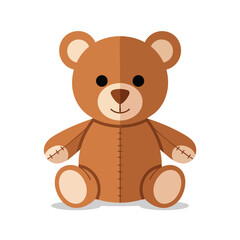 Obraz premium Cute Plush Teddy Bear Toy for Kids and Baby Gift Ideas