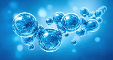 A striking visual of a molecular structure, rendered with depth and detail.