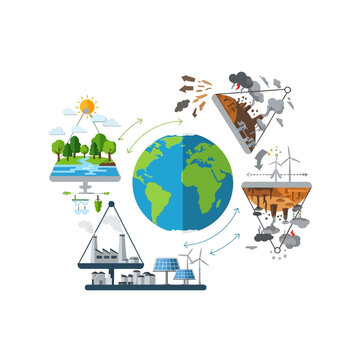 Pollution and Renewal Illustrated