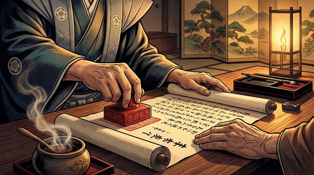 契約書、ハンコ、捺印