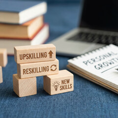 Upskilling reskilling new skill employee training career growth business improvement leadership development skill success workplace learning professional Upskilling and skill development growth