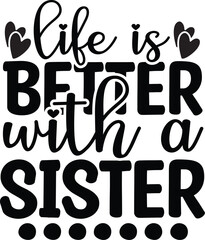 Sister Svg Design