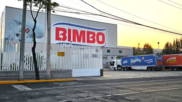 Mexico City, Mexico - Jan 8, 2026: Bimbo is the world's largest baking company, originally from Mexico, which produces and distributes a wide variety of bakery products, pastries, snacks and sweets