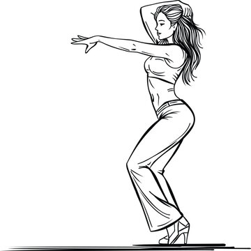 Expressive Forward Step Dance Motion Pose