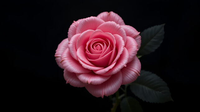 rose faker flower or plastic flower blackground