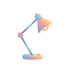 Colorful Desk Lamp with Adjustable Arm.