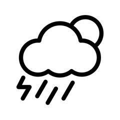 Storm Icon Vector Symbol Design Illustration