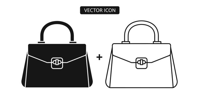 Mother's day handbag design vector illustration Vector