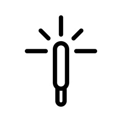 Obraz premium Sparkler Icon Vector Symbol Design Illustration