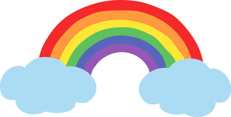 rainbow and clouds © coco