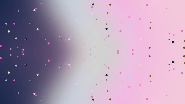 A dreamy, vibrant background with scattered dots creates a whimsical and joyful mood, suitable for social media, website design, or marketing visuals.