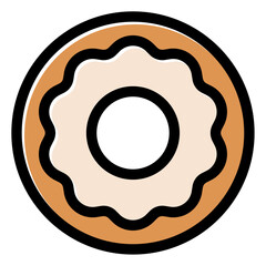 bagel bread icon