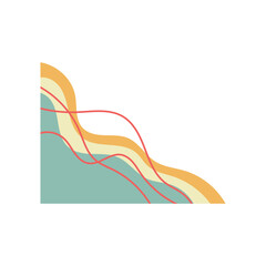 Flat Curves Footer Illustration