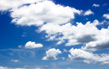 Obraz premium blue sky with clouds