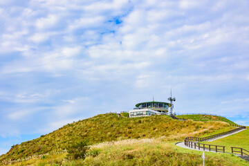秋田県男鹿の寒風山からの展望
