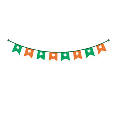 Fototapeta premium St Patricks Flag Ornament