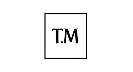 TM Trademark Symbol in Square Box, Brand Identity, Intellectual Property