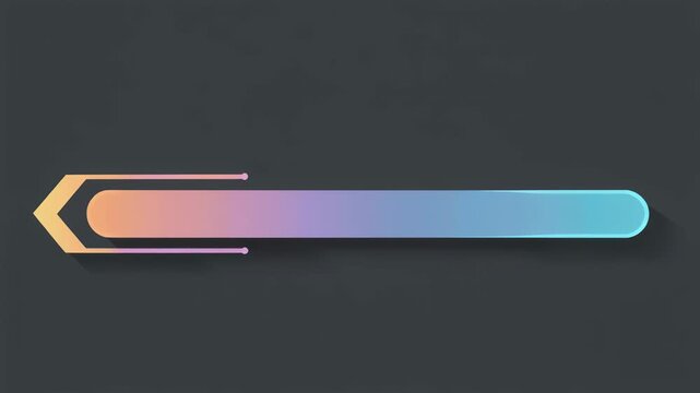 Modern lower-third animation with smooth left-to-right and right-to-left sliding motion. Cle