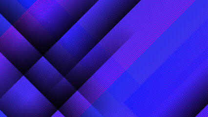 Fototapeta premium Abstract geometric design of overlapping blue and purple rectangles. Perfect for background, wallpaper, digital art, prints, textiles, and branding.