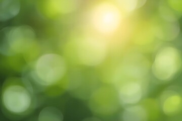 Obraz premium Abstract Green Bokeh Background with Soft Light