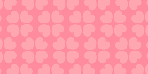 Pink geometric heart pattern background. Template design for banners, posters, social media.