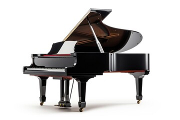 Piano keyboard white background harpsichord.