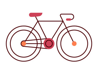 Bicycle icon. Modern transportation icon design. Simple filled and outline style. Vector icon.