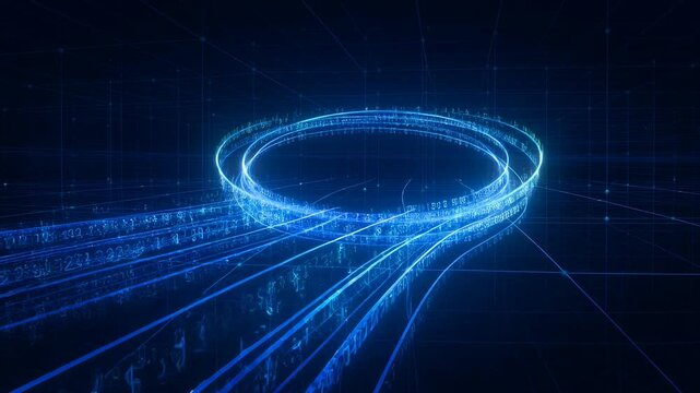Quantum Digital Ring: A captivating visual representation of quantum technology.