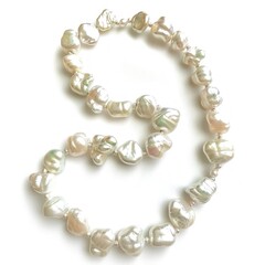 Obraz premium Elegant baroque pearl necklace