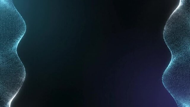 Glowing Neon Light Abstract Background.