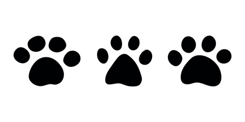 Set of hand drawn cute cat's paw Cat, dog, animal, pet, puppy, bear, wolf, tiger paw clipart in doodle style For print, web, design, decor, greeting cards, children's prints © Daria Shane