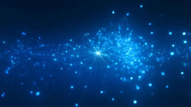Cosmic Symphony: A mesmerizing display of celestial light, a star at the heart of this luminous cosmic display.