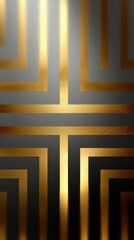 Gold and black patterned background abstract design featuring a geometric pattern in gold and black hues suitable for various creative projects