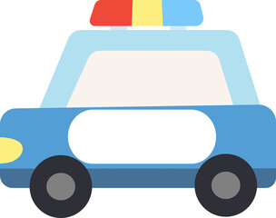 Police Car Name Tag Label Icon © musom