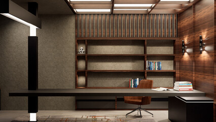 interior of a library © Kritsadee