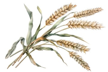 Fototapeta premium Wheat produce plant grain.