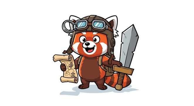 Funny cartoon monster and animal characters illustration featuring zombie, dog, cat, bear, puppy and playful toy style illustration