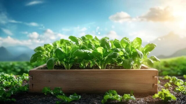 A smart irrigation system in an eco-farm
