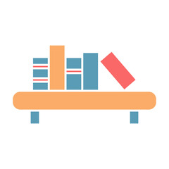 Flat Design Home Furniture and Decor Illustration Set, Modern Apartment Furniture Icon Set