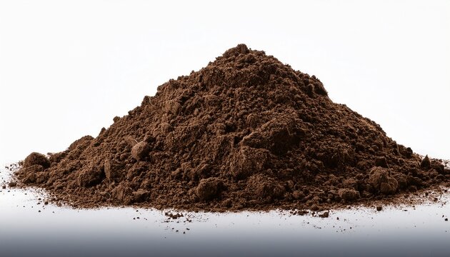 Pile Of Soil Isolated On Transparent Background