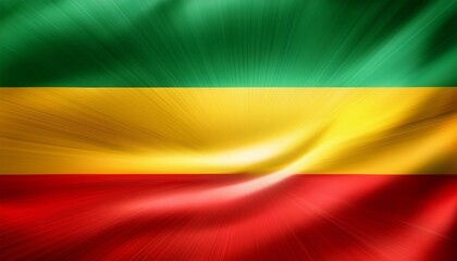 Obraz premium Abstract Green Yellow Red Flag Tricolor Gradient Background